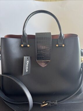Dune London Black Purse